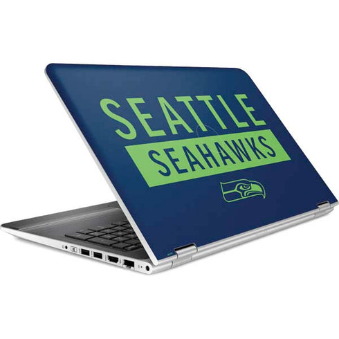 NFL Seattle Seahawks Blue Performance Series HP Pavilion Skin